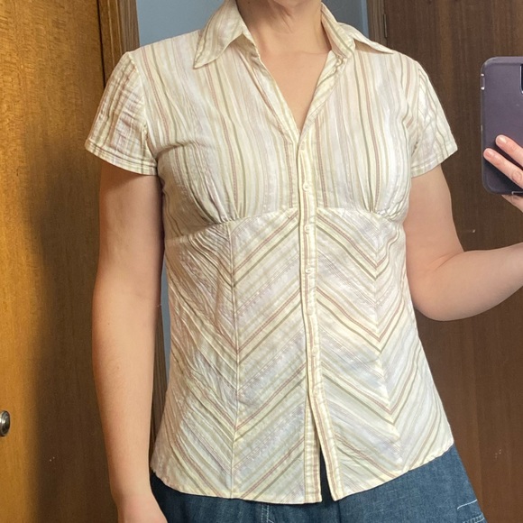 Faded Glory Short Sleeve Button Front Shirt - Picture 8 of 8